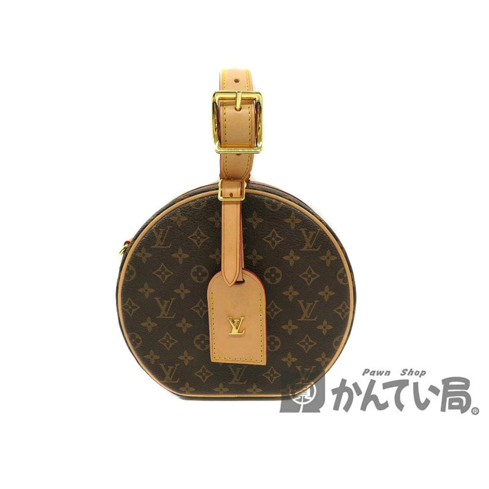 LOUIS VUITTON Boite Chapeau Monogram Shoulder Bag Round